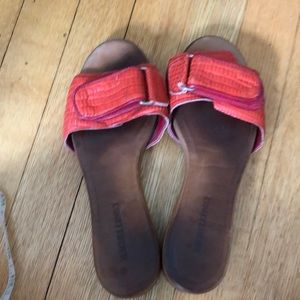 Good condition red orange Rachel Comey slides 37
